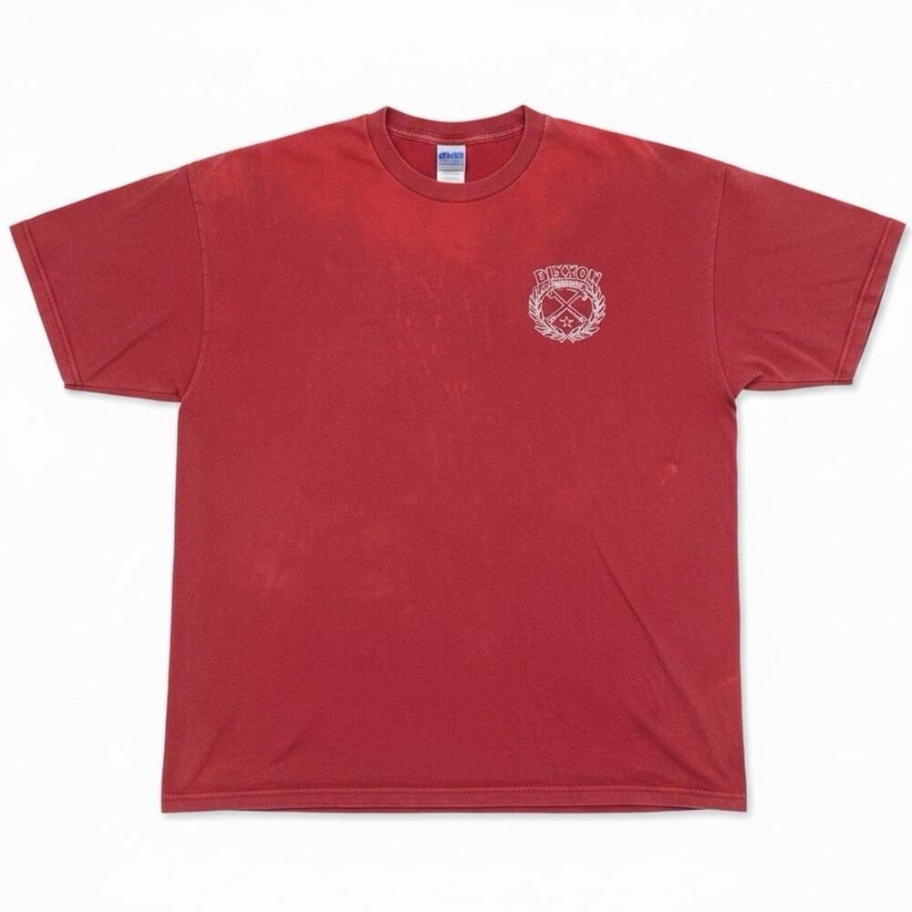 Dixxon Flannel Co T-Shirt Mens XXL Red Short Sleeve Graphic Tee Garage Moto